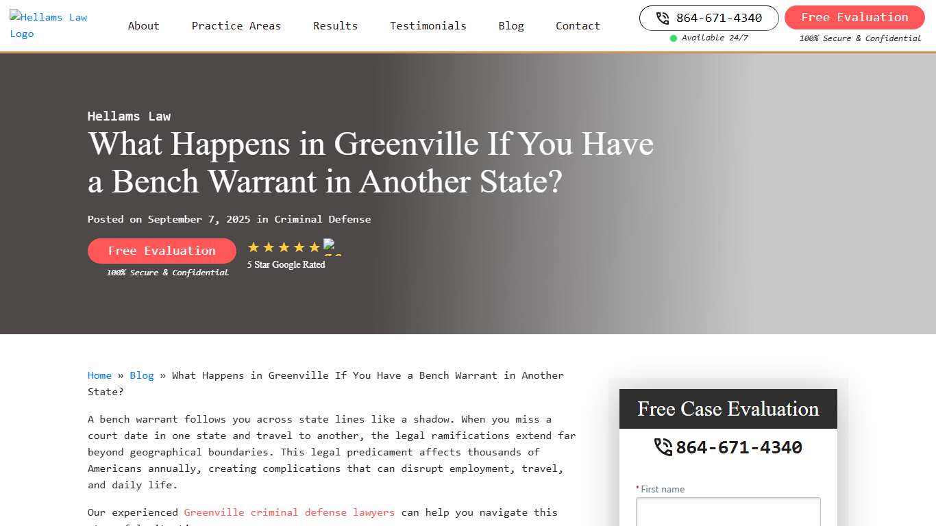 What Happens If You Have a Warrant in Another State?