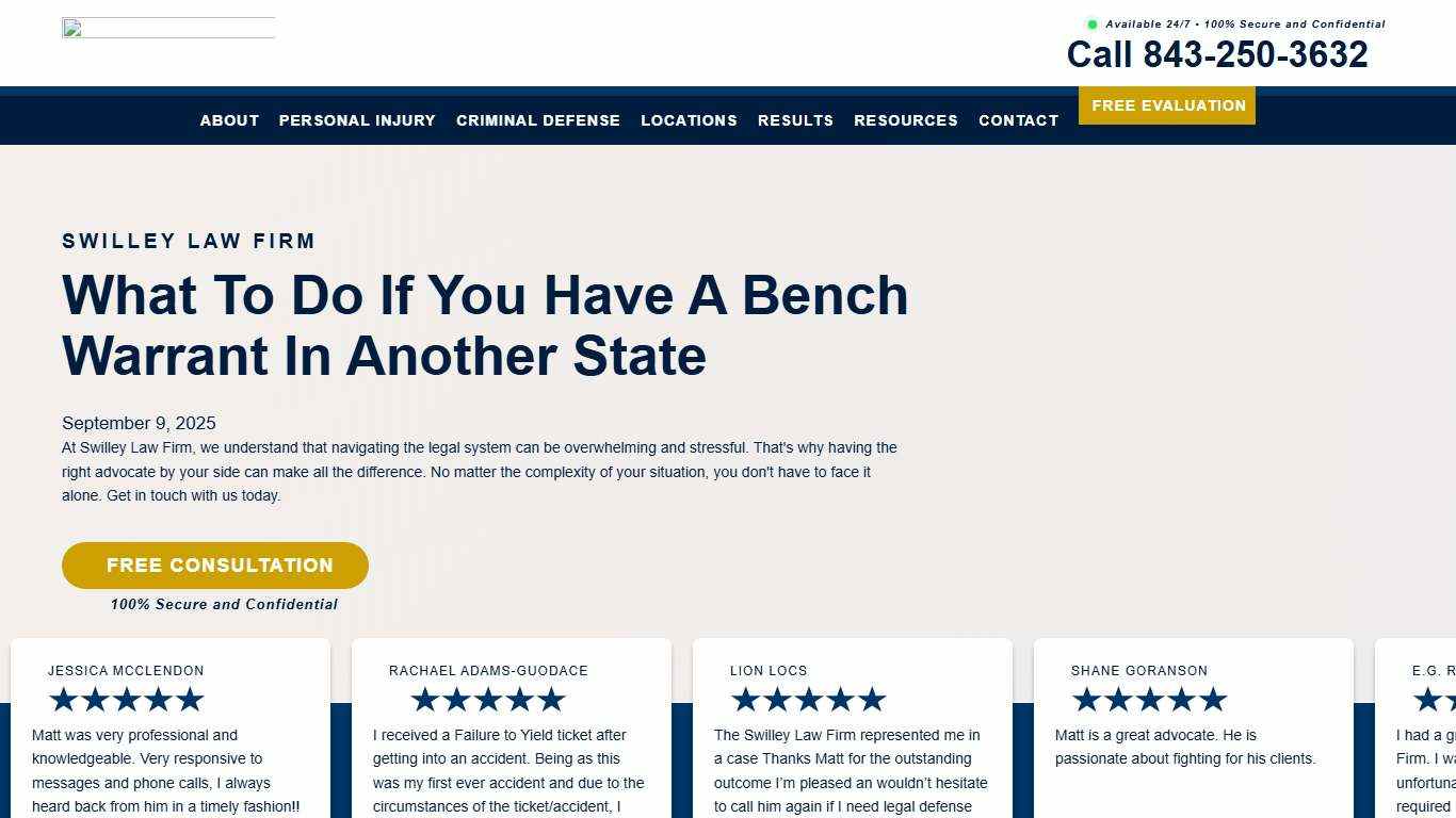 What to Do If You Have a Bench Warrant in Another State